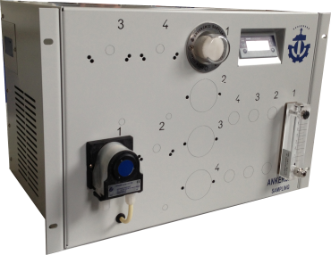 1 tot 4 kanaals compressor gaskoeler, uitbreidbaar met ingebouwde filters, flowmeters en slangenpompen
rookgaskoelers